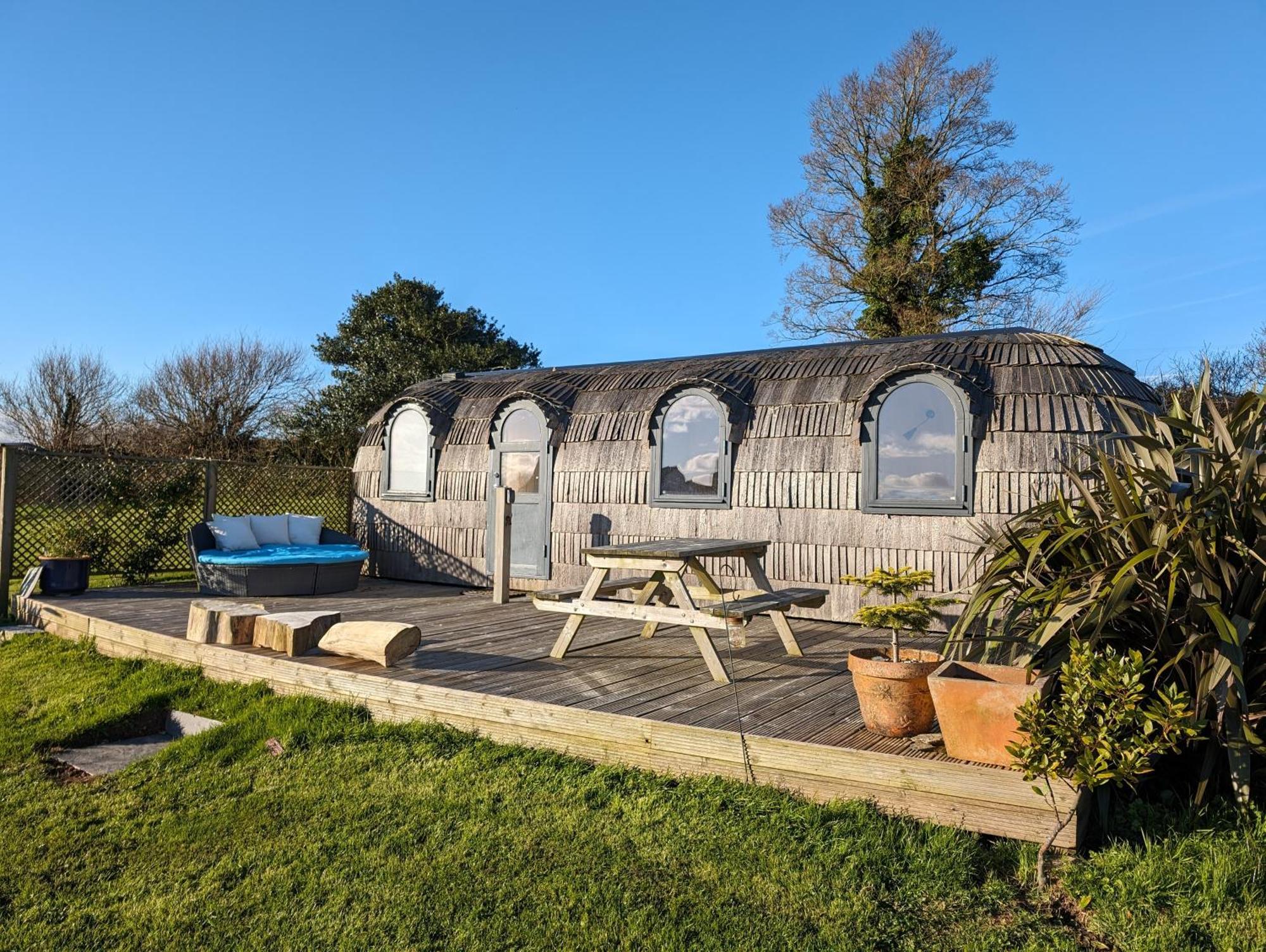 The Pasty - Lydcott Glamping Apartment Looe Ngoại thất bức ảnh